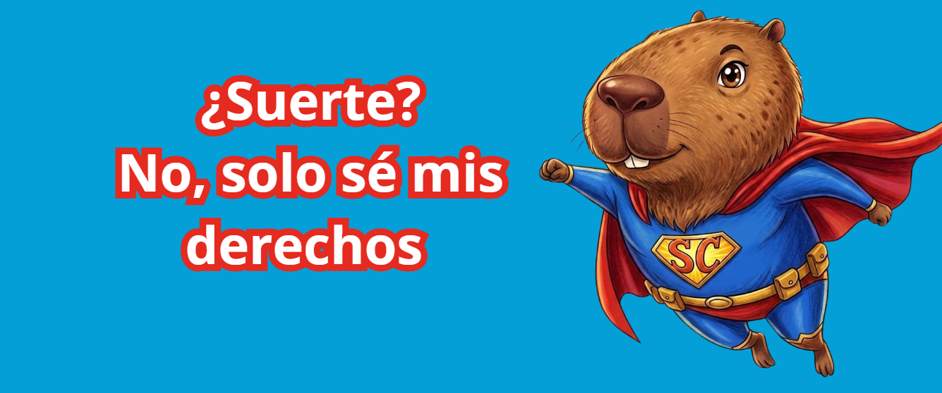 Portada del proyecto ¿Suerte? No, solo sé mis derechos